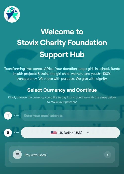 Payaza donation page