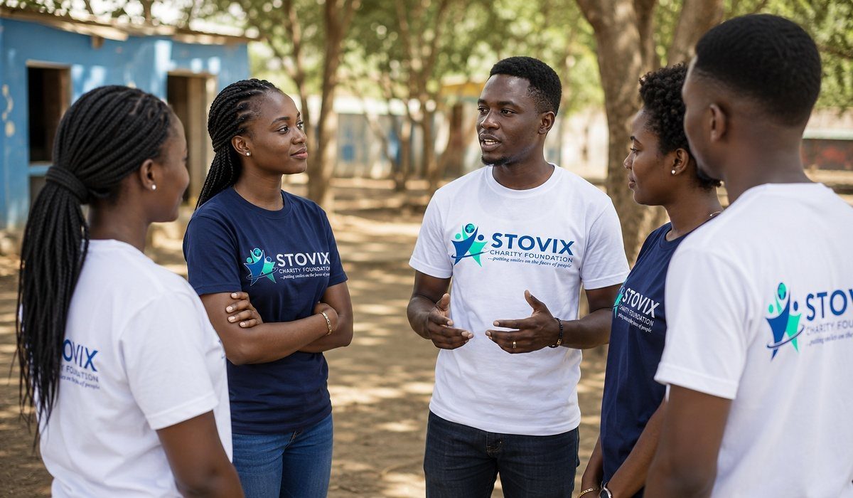 Volunteer team briefing